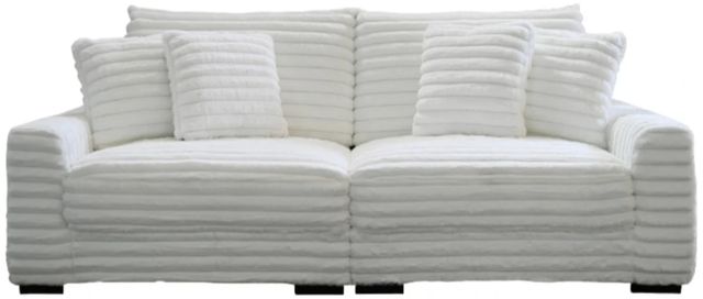 New Classic® Home Furnishings Embrace White Sofa-0