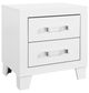 Global Furniture USA Luccia White Nightstand-0