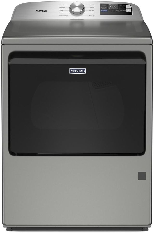Maytag® Classic Silver Top Load Washer & Gas Dryer Laundry Pair-2