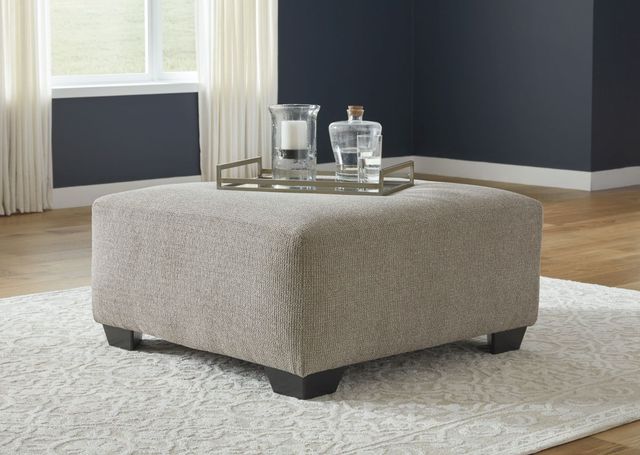 Benchcraft® Baranello Stone Oversized Accent Ottoman-2