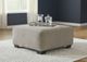 Benchcraft® Baranello Stone Oversized Accent Ottoman-2