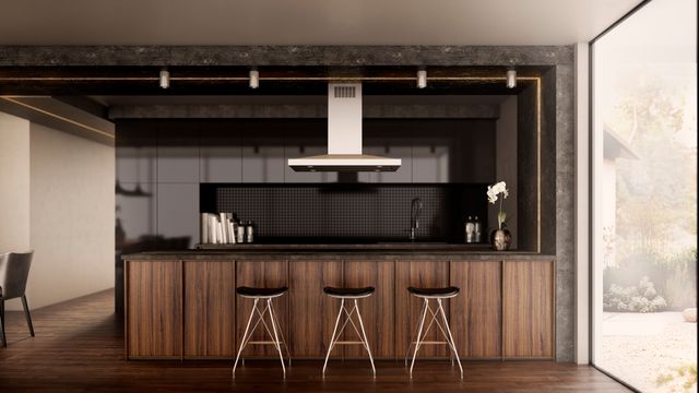 Elica Techne Series Salice 36" Stainless Steel Island Range Hood-4