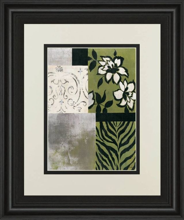 Classy Art Playing With Patterns Il by Cheryl Martin Framed Print Wall Art-1