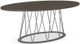 Amisco Customizable Calypso Thermo Fused Laminate Oval Dining Table-0