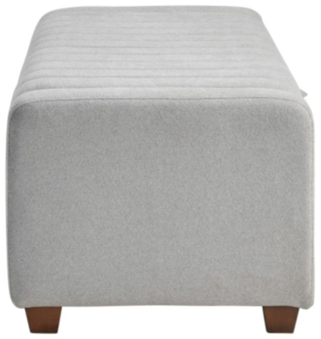 Homelegance® Derby Gray Storage Bench-3