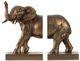 A & B Home Copper Elephant Bookends-1