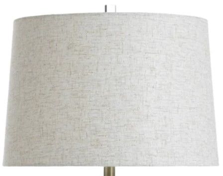 Stylecraft White Wash Taupe Table Lamp-1