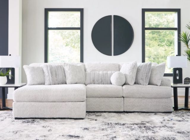 Signature Design by Ashley® Snodoodle 3-Piece Arctic Left-Arm Facing Sectional and Chaise-1