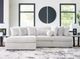 Signature Design by Ashley® Snodoodle 3-Piece Arctic Left-Arm Facing Sectional and Chaise-1