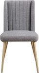 Meridian Furniture Eleanor Cream Linen Dining Chair-2