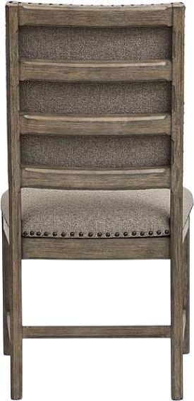 Magnussen Home® Claremont Smokey Taupe Dining Side Chair with Upholstered Seat and Back-3
