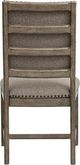 Magnussen Home® Claremont Smokey Taupe Dining Side Chair with Upholstered Seat and Back-3