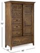 Magnussen Home® Bay Creek Toasted Nutmeg Door Chest-2