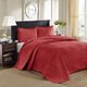 Olliix by Madison Park Red Queen Quebec Reversible Bedspread Set-0