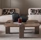 Michael Amini® Bristol Point Saddle Brown Cocktail Table -1