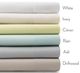 Malouf® Woven Rayon From Bamboo White Split California King Sheet Set-2