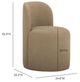 TOV Furniture Persa Light Brown Dining Side Chair-2