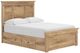 Signature Design by Ashley® Makidern Tan Full Panel Bed with 2-Drawer Storage-0