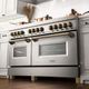 ZLINE Autograph Edition 60" Stainless Steel Pro Style Dual Fuel Range-1
