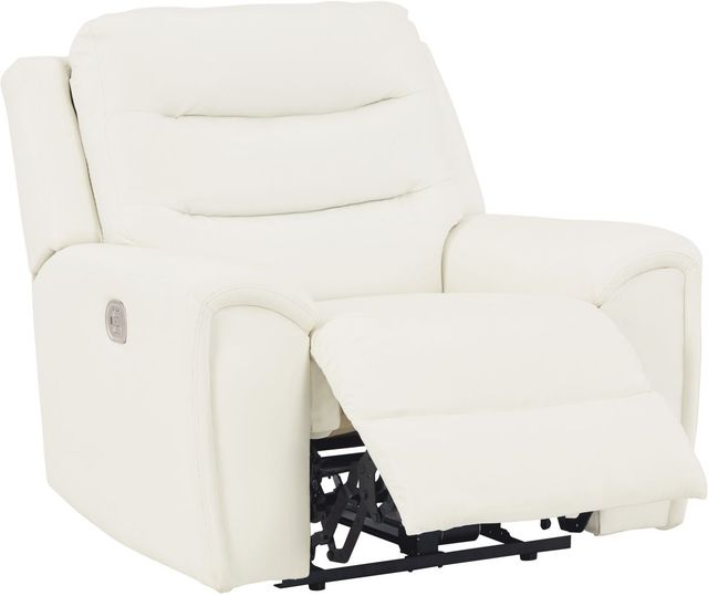 Signature Design by Ashley® Warlin White Power Recliner-1