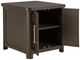 Signature Design by Ashley® Breckington Dark Brown Rectangular End Table-2