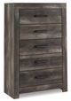 Signature Design by Ashley® Wynnlow 4-Piece Gray King Panel Bed Set-3