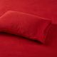 Olliix by True North by Sleep Philosophy 4 Piece Red Full Micro Fleece Sheet Set-2