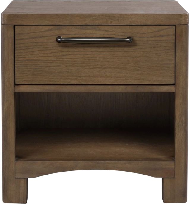 Modus Furniture Arden Tavern Brown 1-Drawer Nightstand-2
