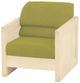 Crate Designs™ Furniture Unfinished Arm Chair-0