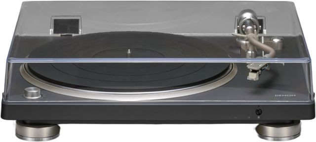 Denon® DP-500BT Black Premium Belt-Driven Hi-Fi Turntable with Bluetooth®-0