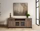 International Furniture Direct Natural Parota Brown 80" TV Stand-1