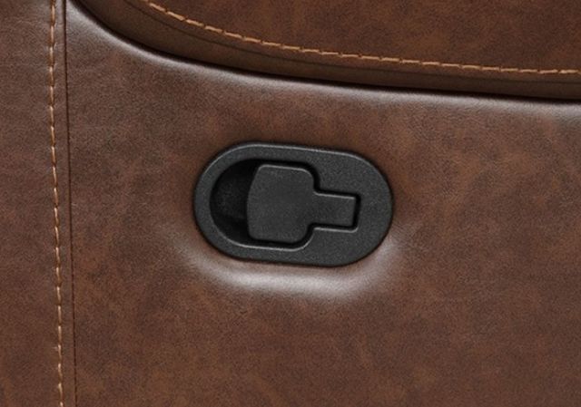 Furniture of America® Tepic Brown Manual Reclining Loveseat-2
