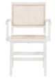 Meridian Furniture Preston White Dining Arm Chair-1