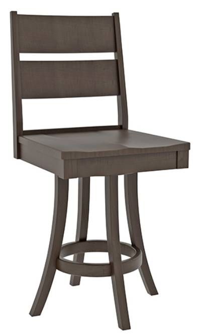 Country View Woodworking Customizable 24" Swivel Counter Chair-0