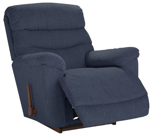 La-Z-Boy® Joshua Navy Manual Rocking Recliner-1