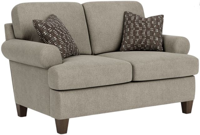 Flexsteel® Customizable Moxy Curved Sock Arm Loveseat-0