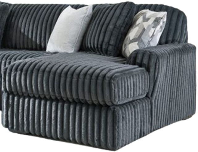 Signature Design by Ashley® Midnight-Madness 5-Piece Gunmetal Right-Arm Facing Sectional with Chaise-4
