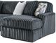 Signature Design by Ashley® Midnight-Madness 5-Piece Gunmetal Right-Arm Facing Sectional with Chaise-4
