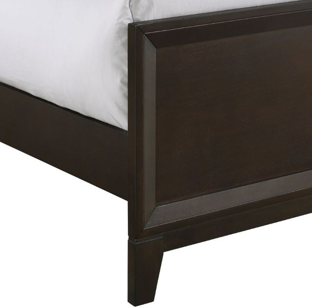 Elements International Beaumont Merlot Queen Panel Bed-3