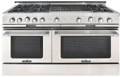 Capital Cooking™ Culinarian 60" Stainless Steel Pro Style Gas Range-0