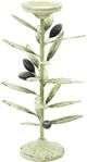 A & B Home Light Green Candle Holder-0