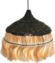TOV Furniture Sula Black/Natural Pendant Lamp-3