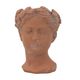 A & B Home Brown 6" Head Bust Planter-1