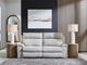 Signature Design by Ashley® Social Pointe 2-Piece Ash/Pearl Power Reclining Small Spaced Sectional-1