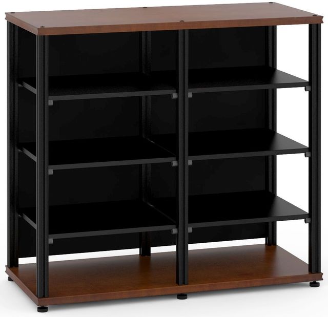 Salamander Designs® Synergy Twin 40 AV Cabinet-Dark Cherry/Black