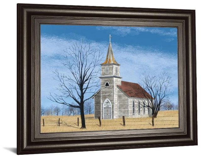 Classy Art Little House on the Prairie by Billy Jacobs Framed Print Wall Art-1