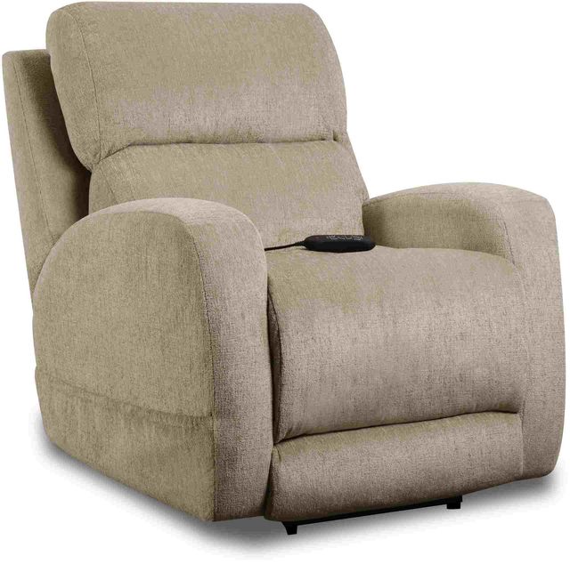 HomeStretch Custom Comfort Beige Power Wall-Saver Recliner-0