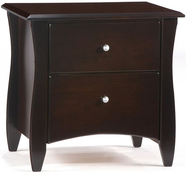 Night & Day Furniture™ Clove Cases Dark Chocolate Nightstand-0