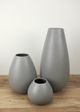 Le Present Drop Wide Light Grey 8.6" Vase-3