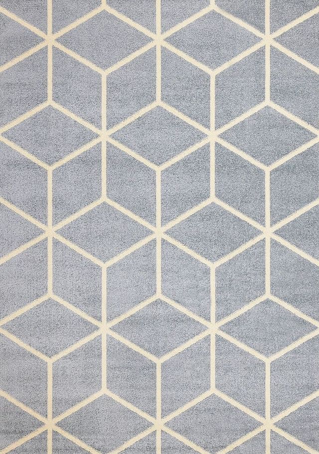 Kalora Interiors Eclipse Blue/Cream 5'x8' Area Rug-0
